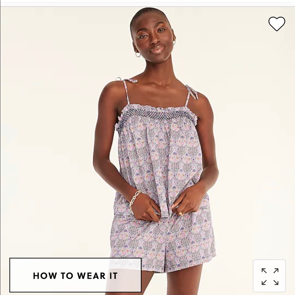 Liberty/Jcrew two piece set